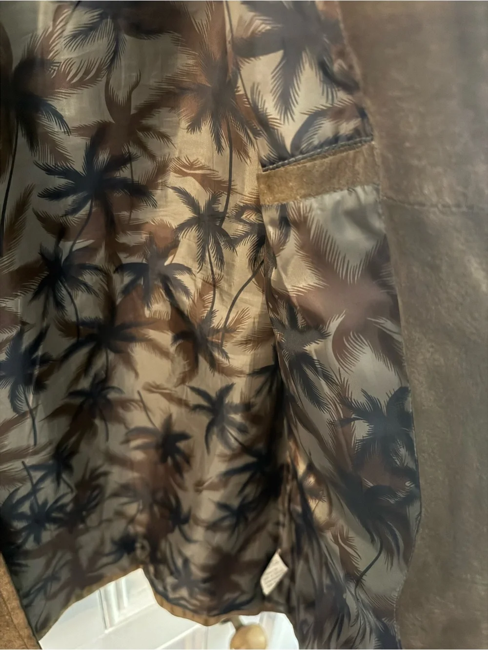 Men's Tan Suede Shirt Jacket by Solitude